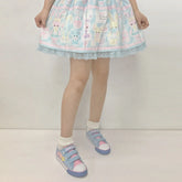 LBSFY  -  Japanese Sweet Lolita Canvas Shoes Dream Pink Blue Girl Student Street Tea Party Sports Shoes with Velvet Kawaii Cute